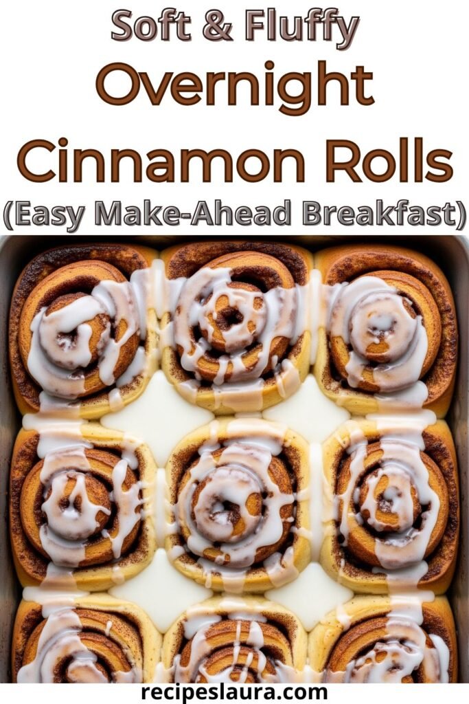 Prep the night before and bake Christmas morning! These Soft & Fluffy Overnight Cinnamon Rolls are the easiest breakfast hack. Covered in rich cream cheese icing and baked to golden perfection. Use the heavy cream trick for extra gooiness!