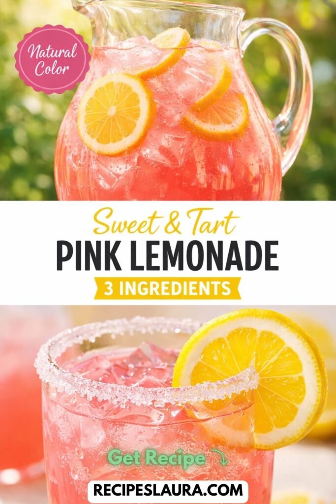 Best Homemade Pink Lemonade (Naturally Colored!)