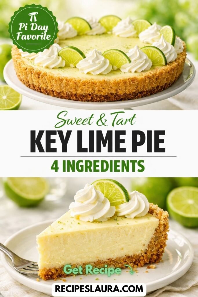 The Best Easy Key Lime Pie (Only 4 Ingredients!)